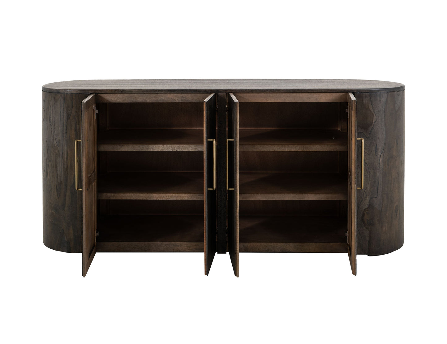 4 Doors Console - Oil Black