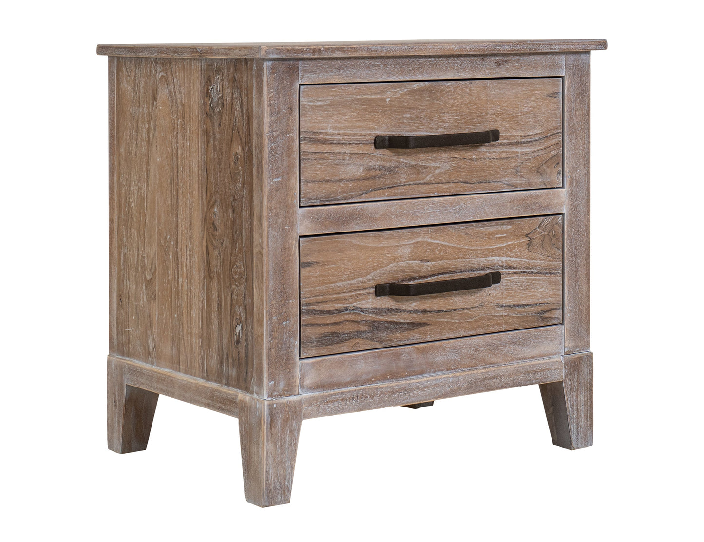 2 Drawer, Nightstand - Ivory White