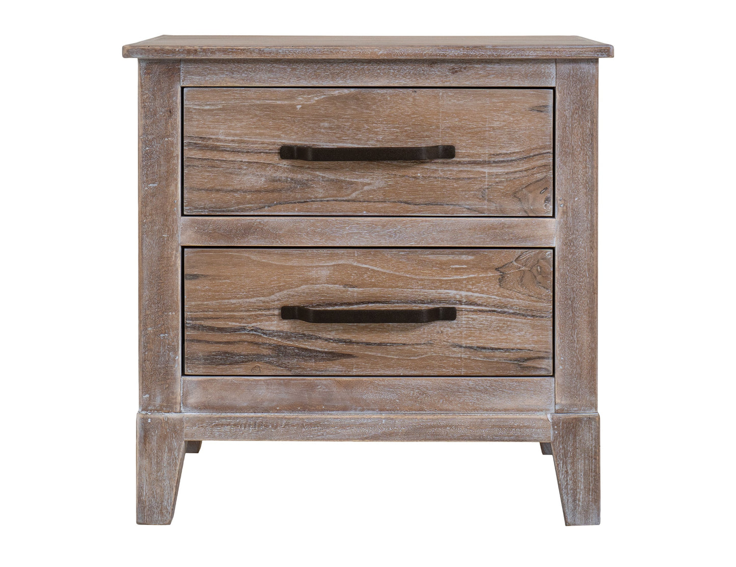 2 Drawer, Nightstand - Ivory White