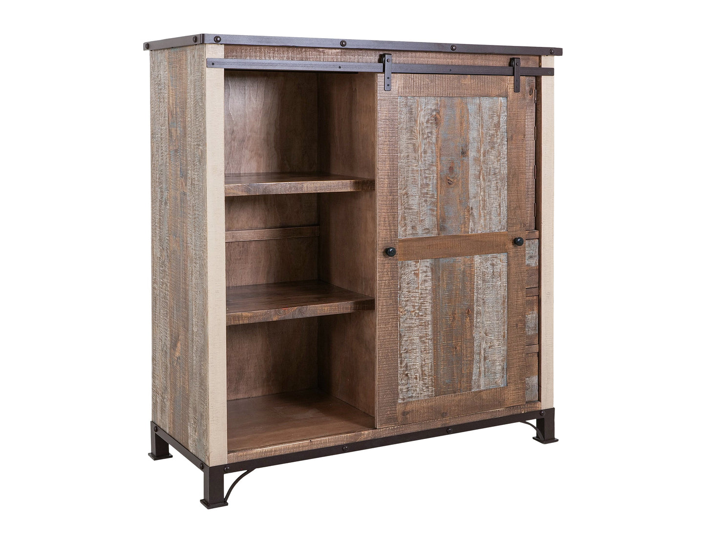 3 Drawer 1 Sliding Door 2 Door Gentleman's Chest - Multicolor