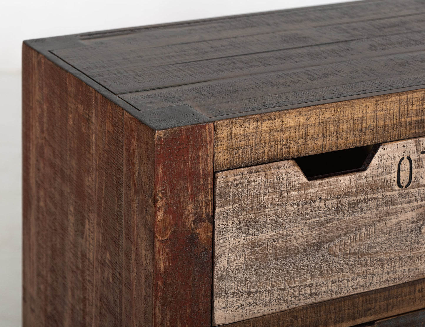 12 Numbered Drawer Console - Multicolor