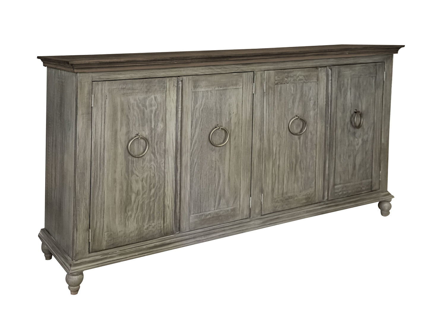 4 Doors Console - Olive