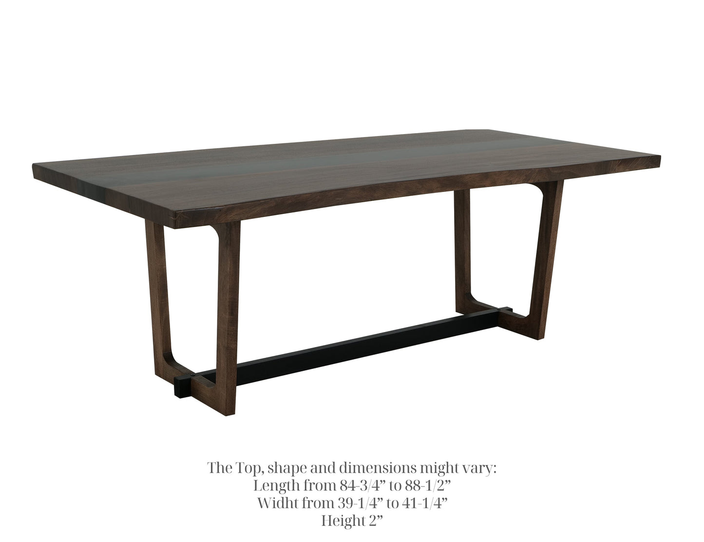 Dining Table Top - Pecan Brown