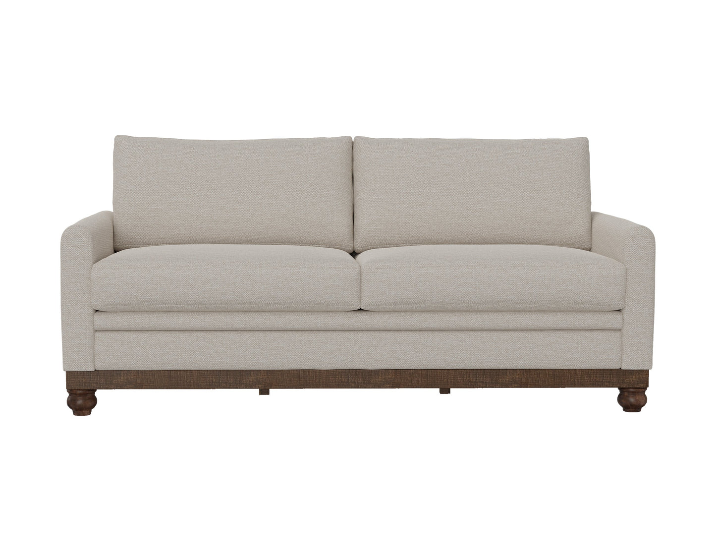 Wooden Frame & Base, Sofa - Agreeable Gray