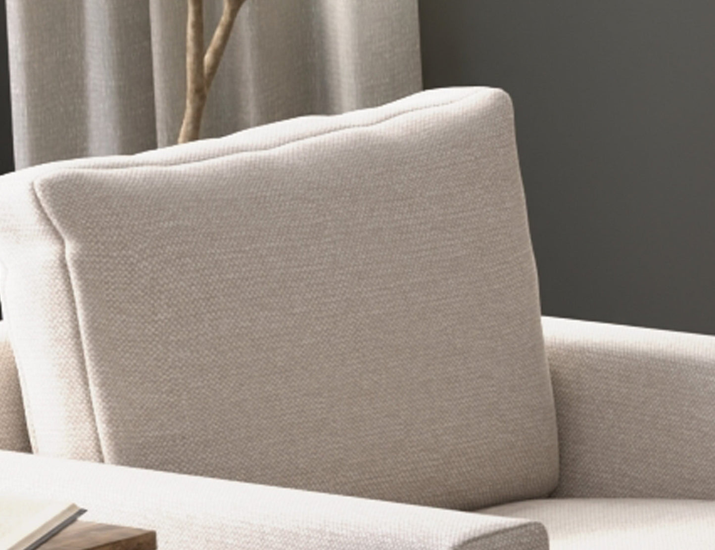 Metal & Wood Base, Sofa - Agreeable Gray