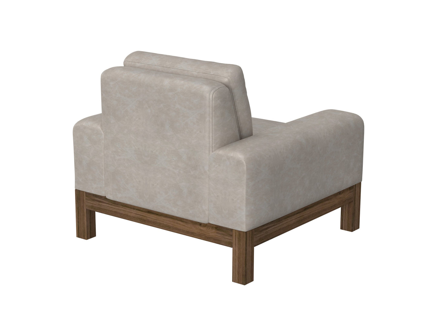 Wooden Frame & Base, Armchair - Ivpry