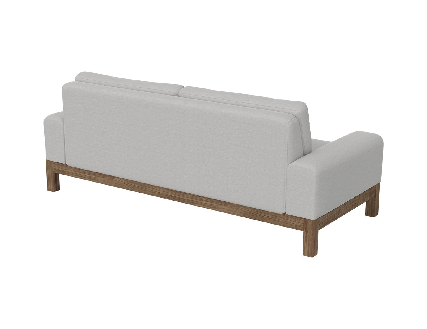 Wooden Frame & Base, Sofa - Ecru Beige