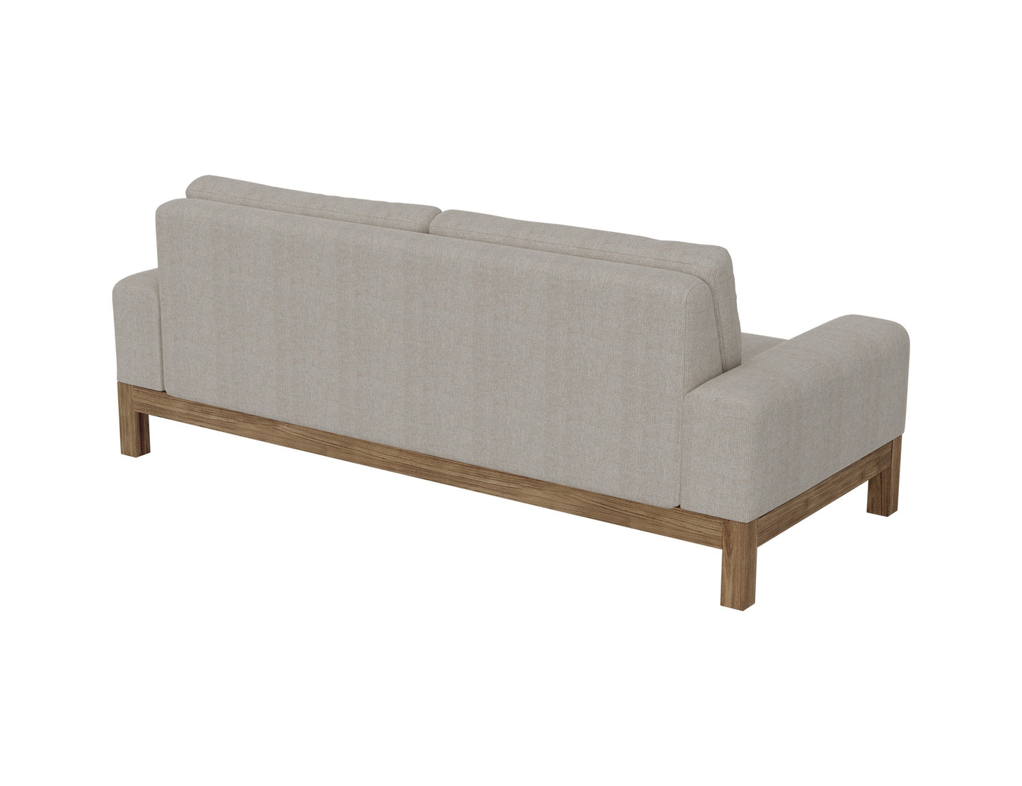 Wooden Frame & Base, Sofa - Agreeable Gray