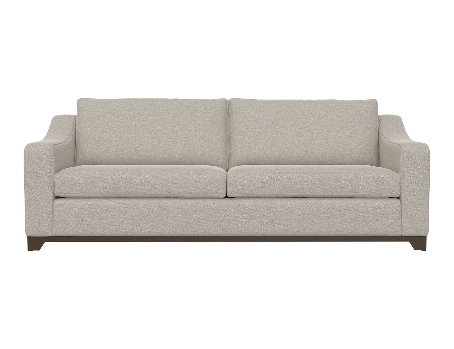 Wooden Frame & Base, Sofa - Agreeable Gray