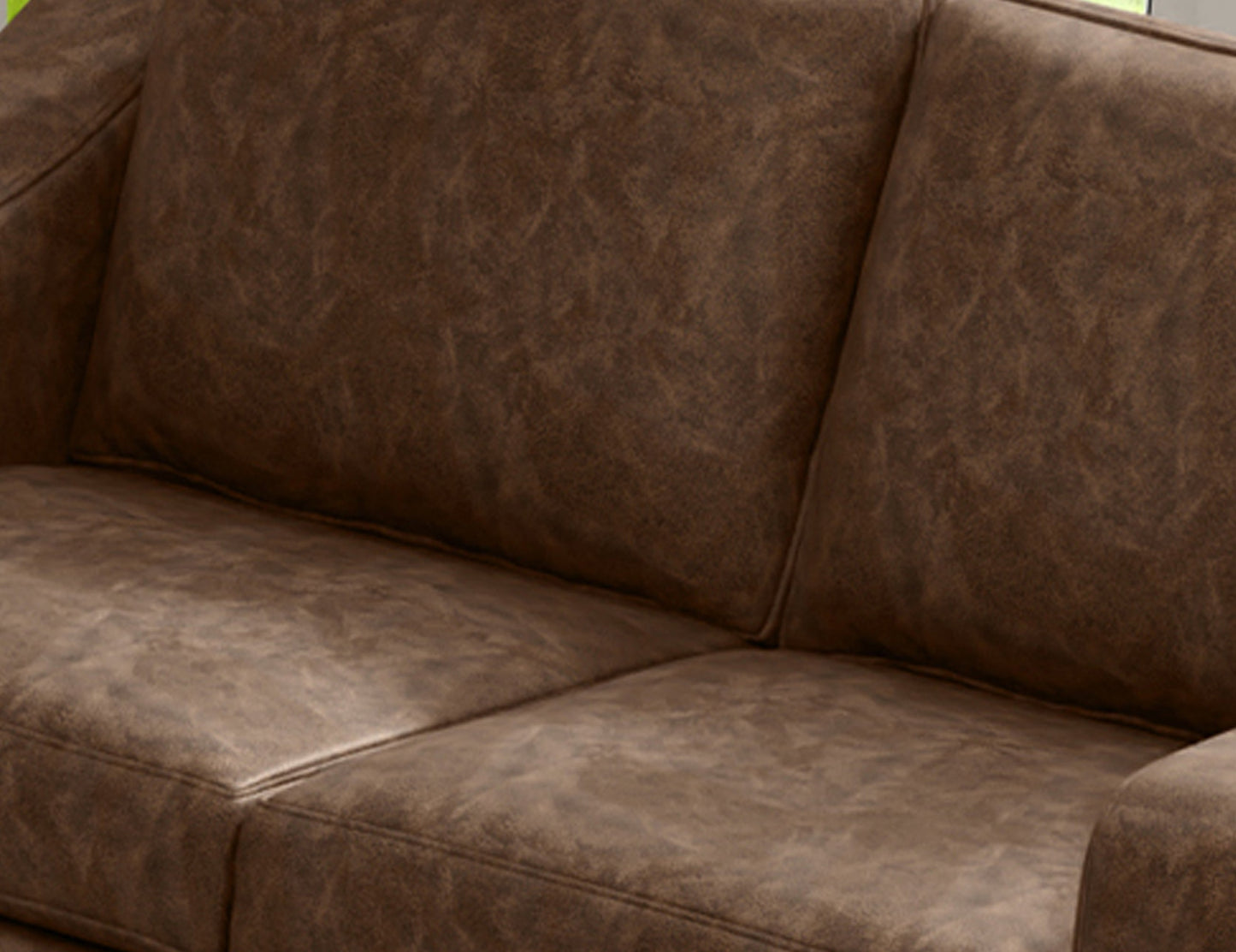 Wooden Frame & Base, Armchair - Chocolate Brown