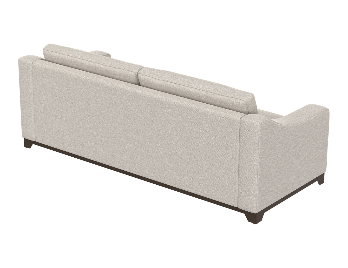 Wooden Frame & Base, Sofa - Agreeable Gray