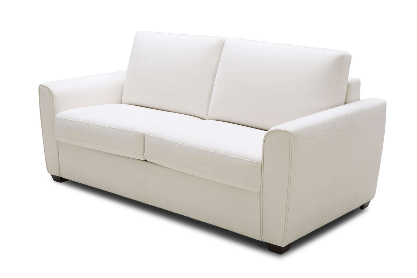 Alpine Sofa Bed in White Fabric
