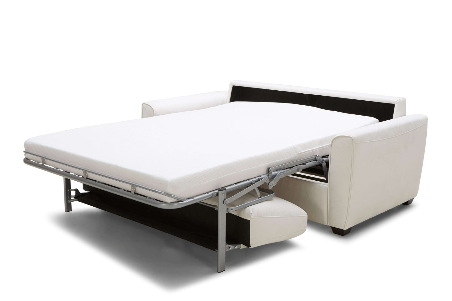 Alpine Sofa Bed in White Fabric