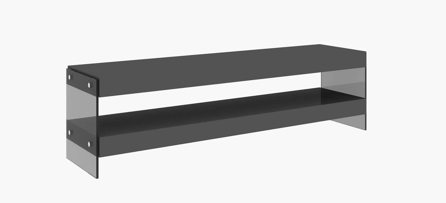 Cloud TV Base in Grey High Gloss