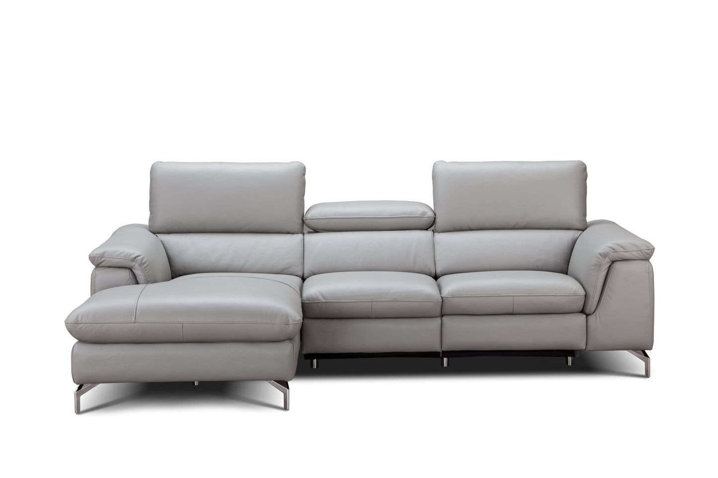 Serena Premium Leather Sectional Chaise