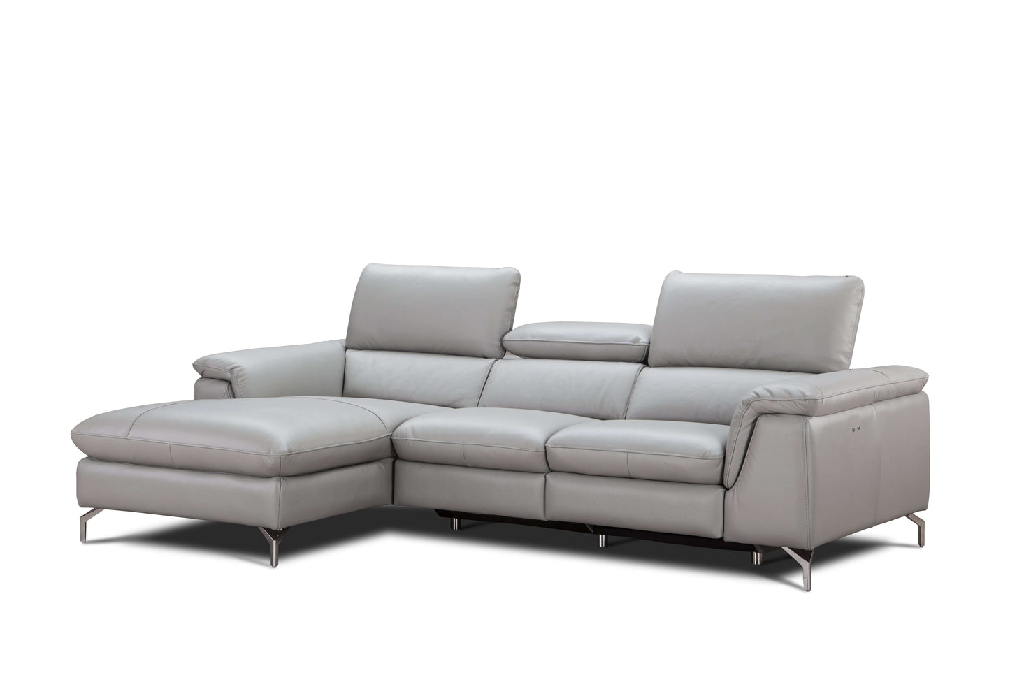 Serena Premium Leather Sectional Chaise