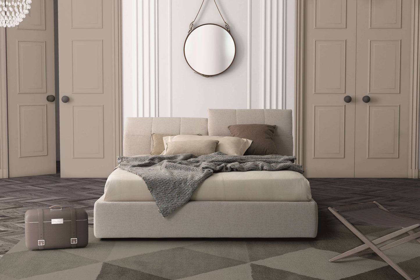 Tower Storage Bed C54 Beige