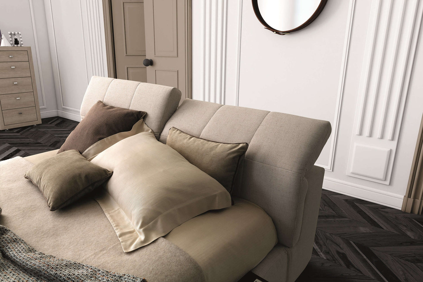 Tower Storage Bed C54 Beige