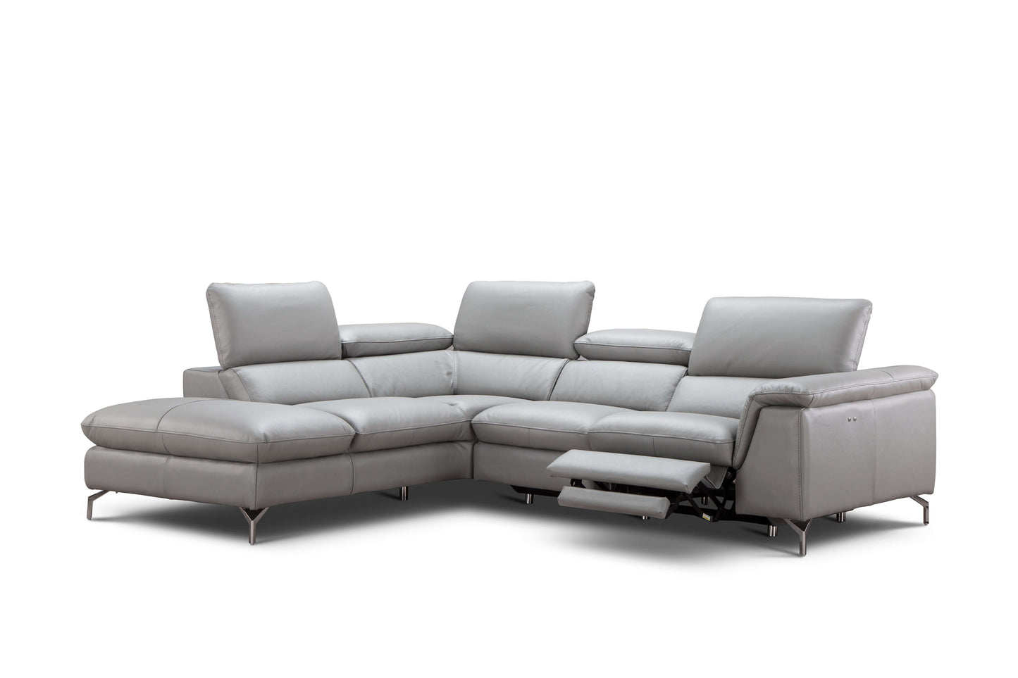 Viola Premium Leather Sectional Chaise