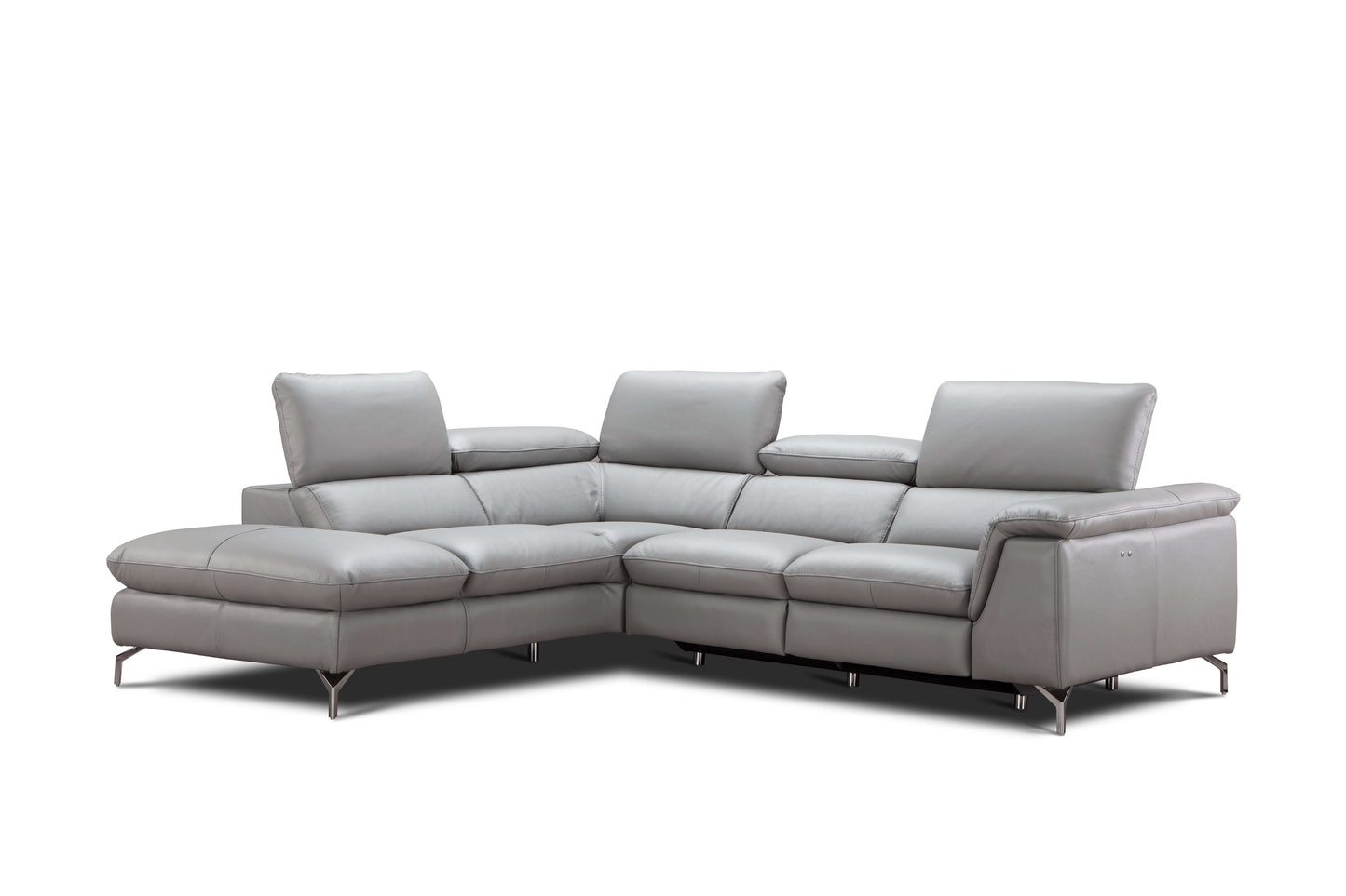 Viola Premium Leather Sectional Chaise