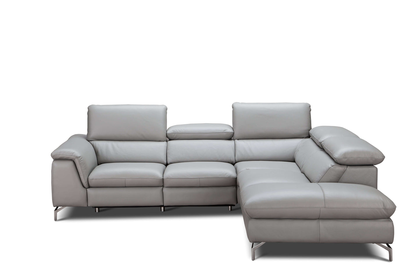 Viola Premium Leather Sectional Chaise