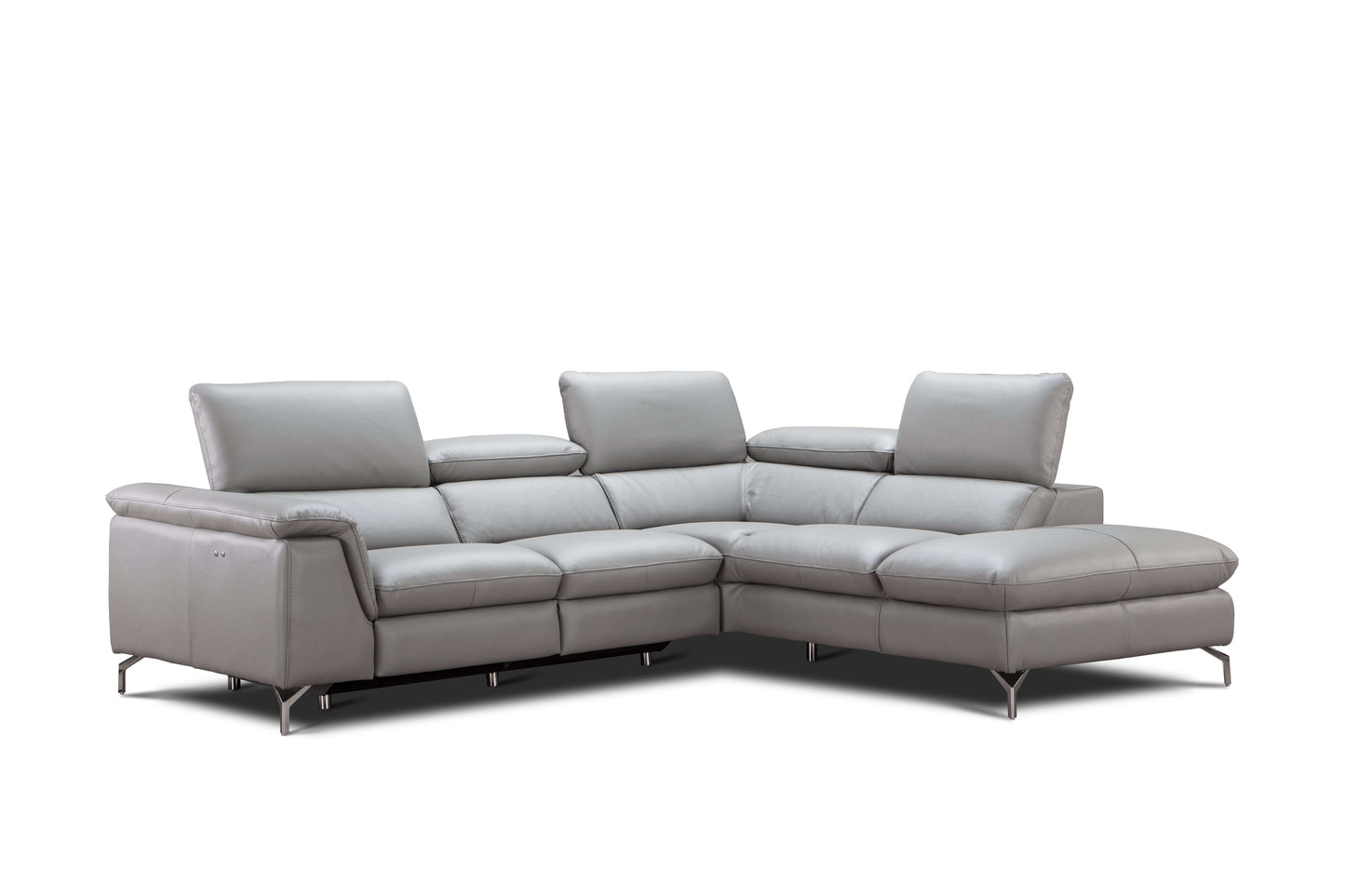 Viola Premium Leather Sectional Chaise