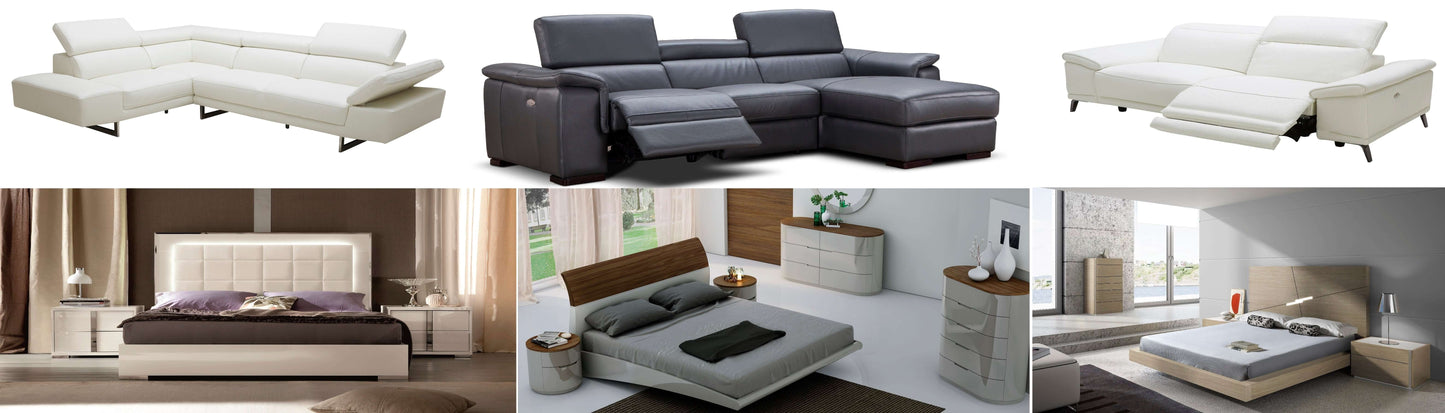 1717 Italian Leather Sectional