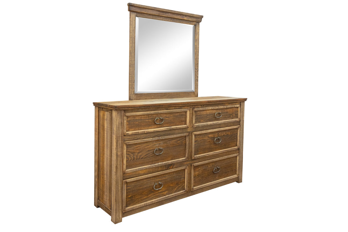 Mirror - Two Tone Light Brown