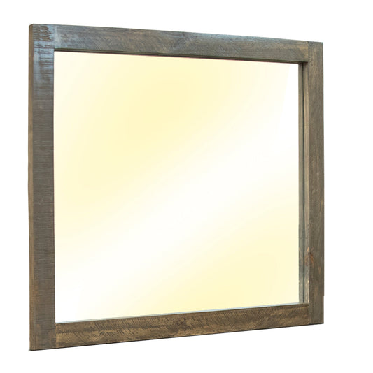 Mirror - Two Tone Gray & Brown