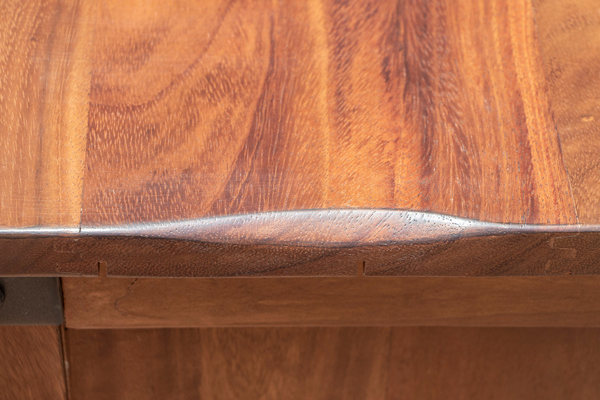 Wooden Bar Top - Cinnamon Brown