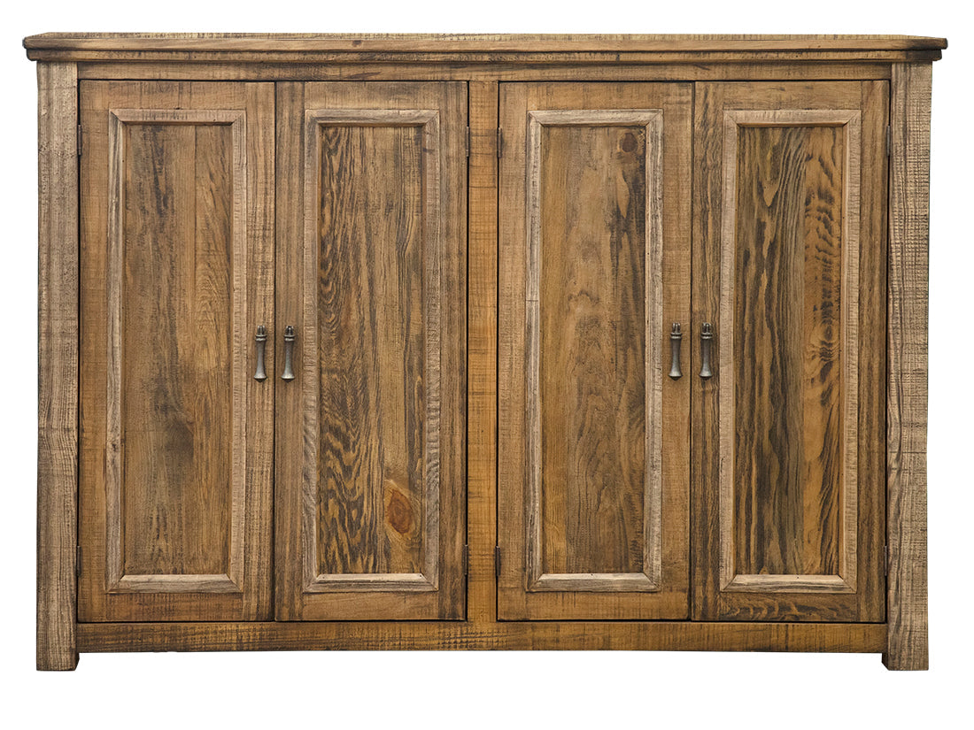 4 Door Console - Two Tone Light Brown