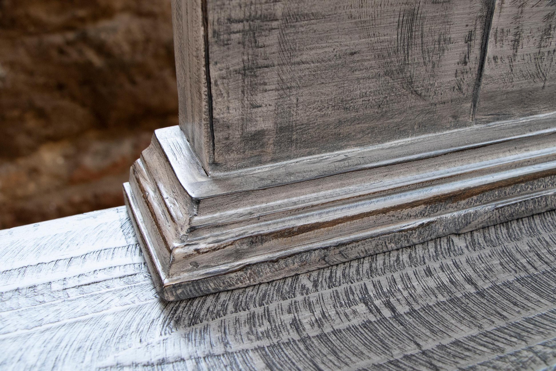Mirror - Distressed Gray