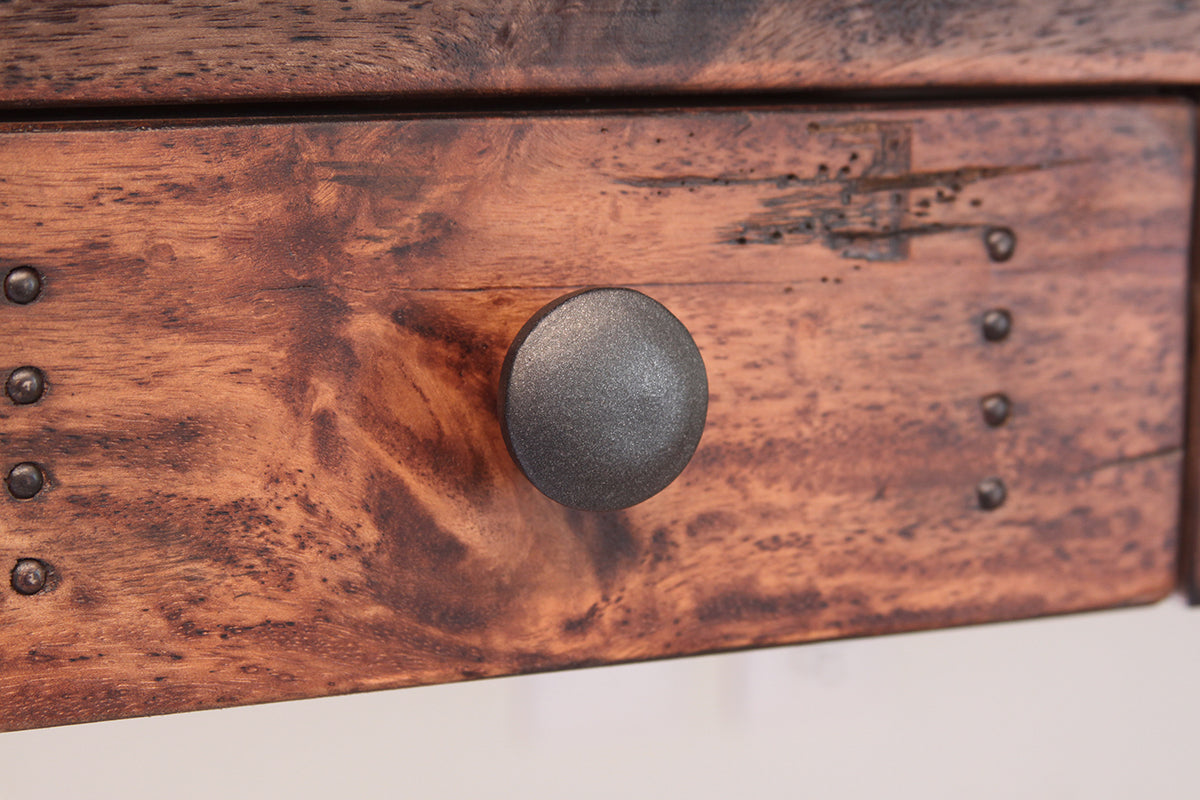 2 Drawer 2 Door Bar Base - Cinnamon Brown