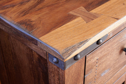 1 Drawer Chairside Table - Cinnamon Brown