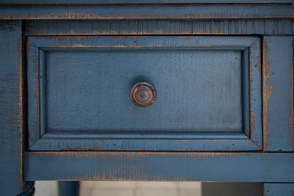 3 Drawer 2 Doors 70" TV Stand - Dark Blue