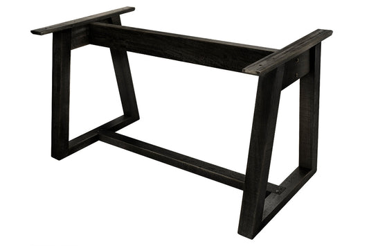 Wooden Table Base - Rich Brown