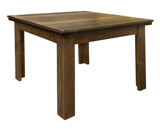 42" Dining Table - Two Tone Gray & Brown