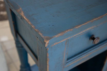 3 Drawer 2 Doors 70" TV Stand - Dark Blue