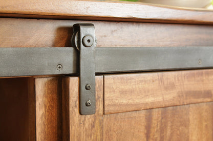 3 Drawer 1 Door 50" TV Stand - Cinnamon Brown