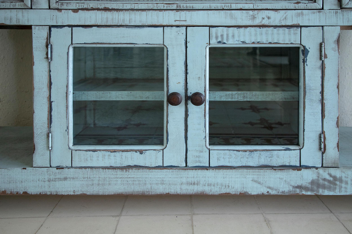 3 Drawer 2 Doors 70" TV Stand - Sky Blue