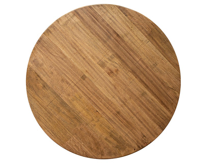 Round Wooden Table Top - Golden Brown