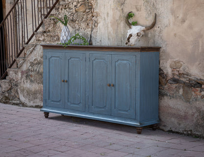 4 Doors Console - Dark Blue