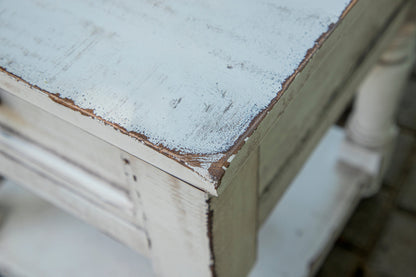 1 Drawer End Table - Antique White