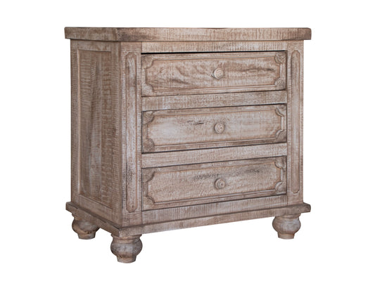 3 Drawer Nightstand - Drift Sand
