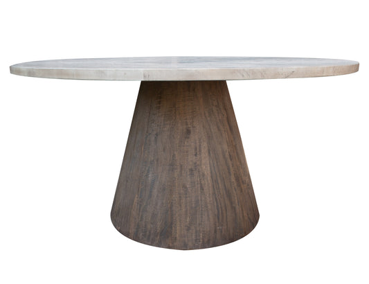 Table Base Wood - Brown Caramel