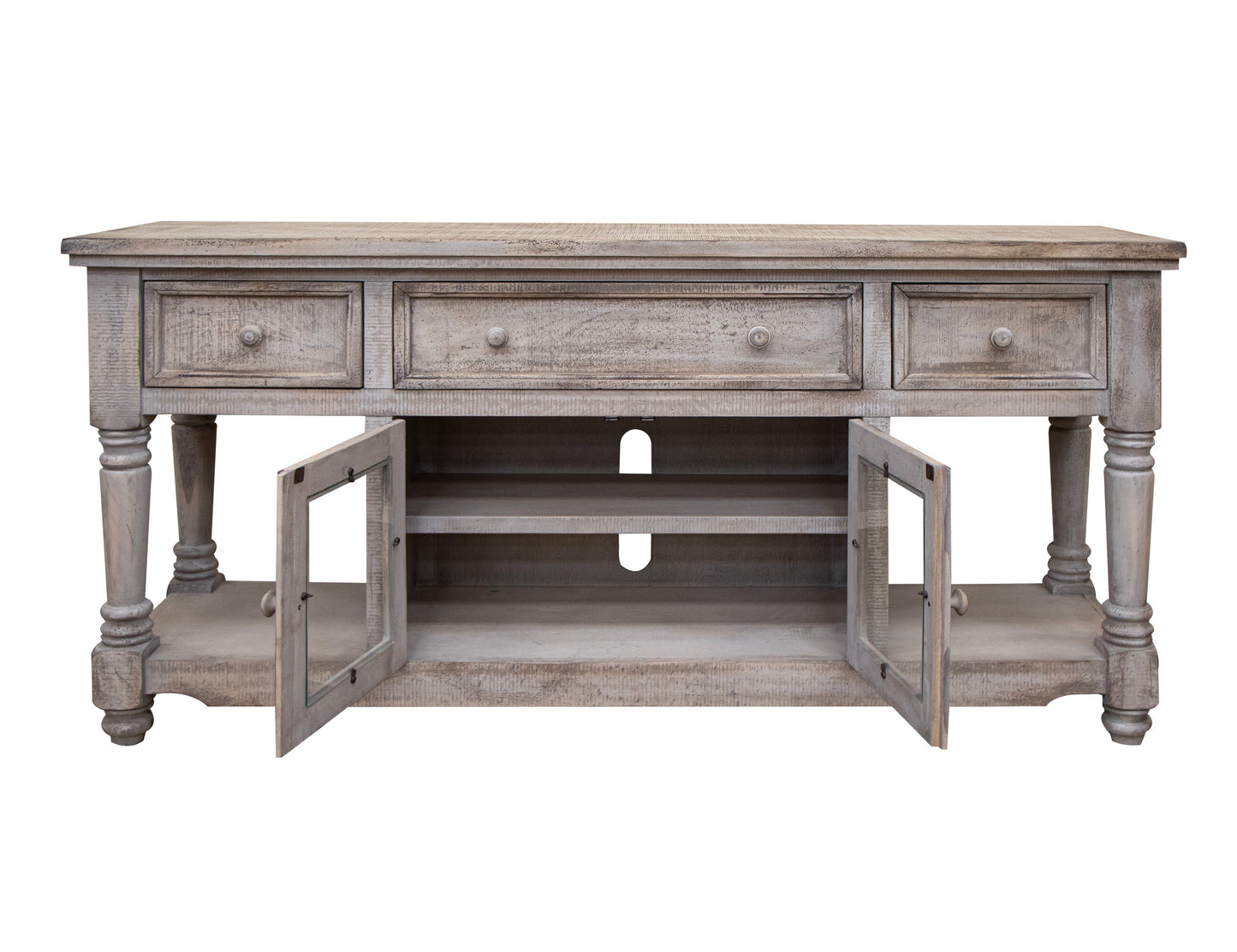3 Drawer 2 Doors 70" TV Stand - Drift Sand