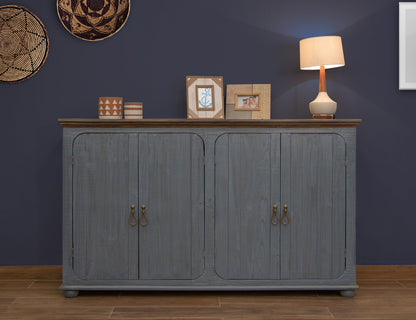 4 Doors Console - Sky Blue
