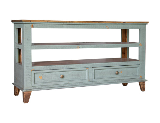 2 Drawer Sofa Table - Sage Green