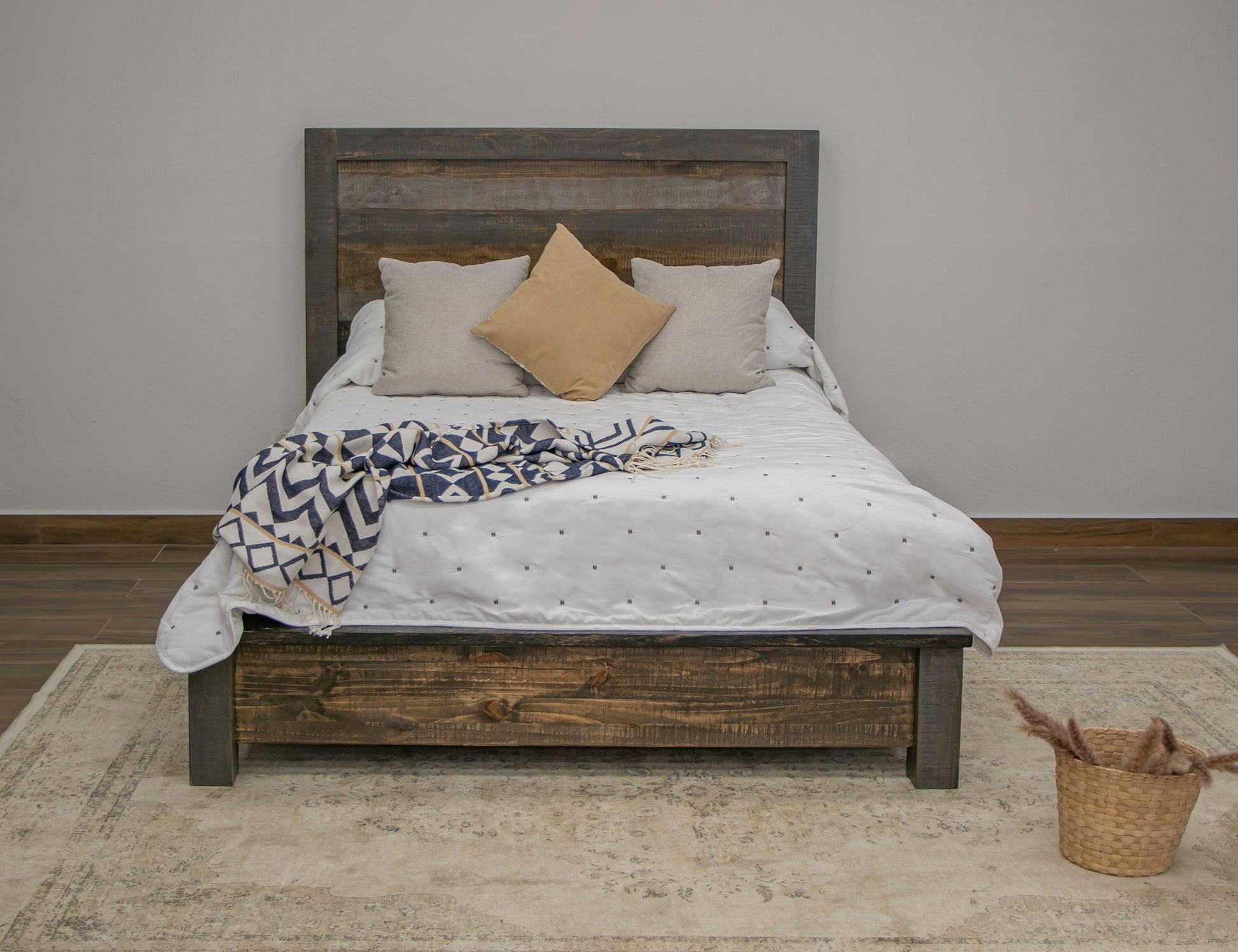 4/6 Platform - Two Tone Gray & Brown