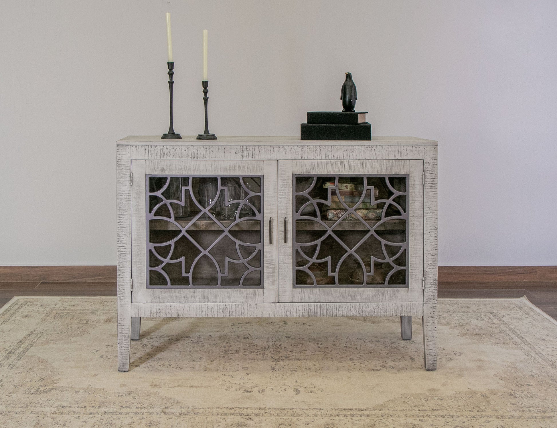 2 Door Console - Vintage White